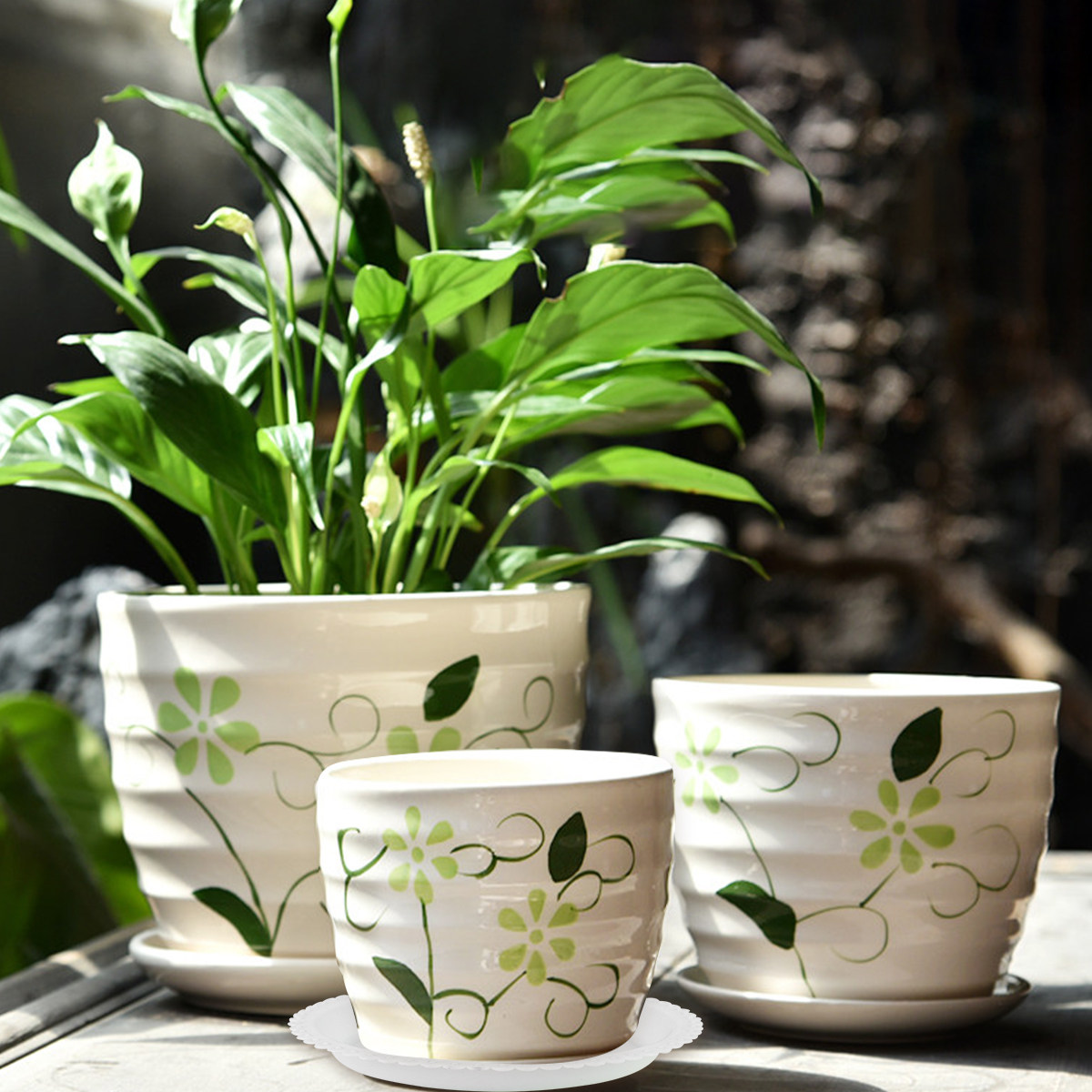 20Pcs Round Flowerpot Tray Pla - огляд і ціна Drip Tray Saucer