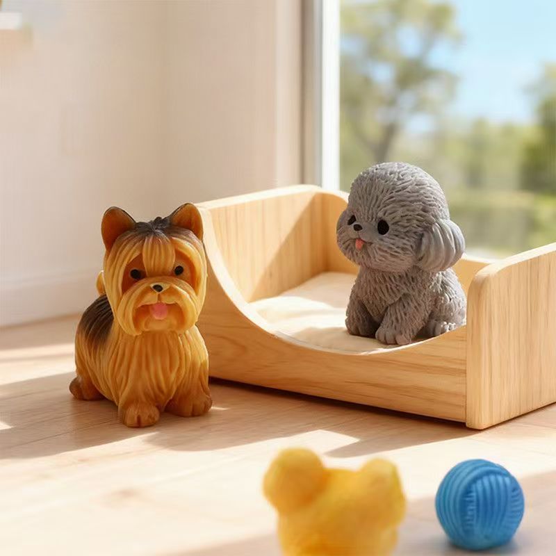 Cute Teddy Poodle Puppy Small  - огляд і ціна Bonsai Garden Art
