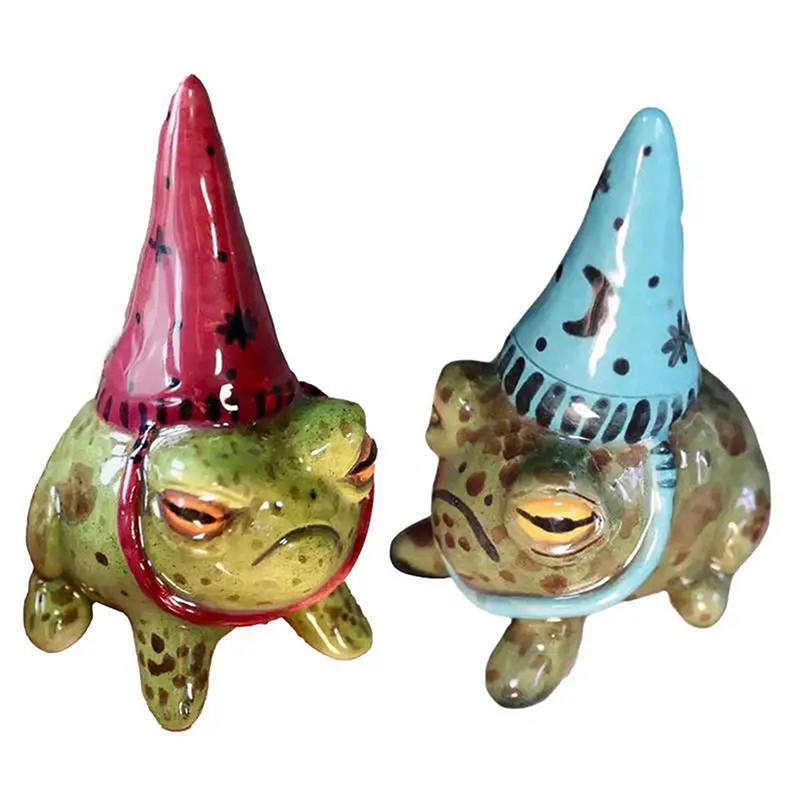 Witch Hat Little Frog Statue R - огляд і ціна Bonsai Garden Art